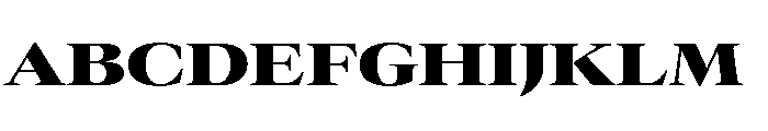 GTCanon LExtendedBlack 2 Font UPPERCASE