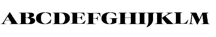 GTCanon LExtendedBlack Font UPPERCASE