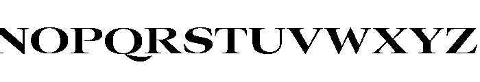 GTCanon LExtendedBold 2 Font UPPERCASE