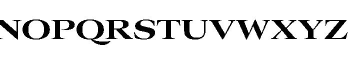 GTCanon LExtendedBold Font UPPERCASE