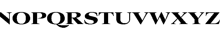GTCanon LExtendedHeavy 2 Font UPPERCASE