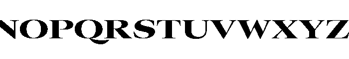 GTCanon LExtendedHeavy Font UPPERCASE