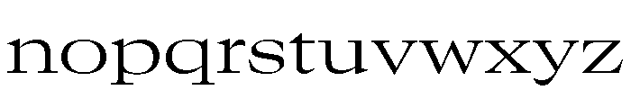 GTCanon LExtendedLight 2 Font LOWERCASE