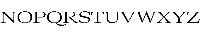 GTCanon LExtendedLight Font UPPERCASE