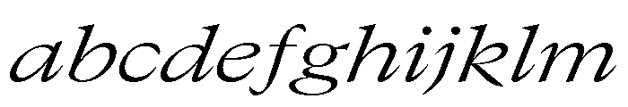 GTCanon LExtendedLightItalic 2 FONT