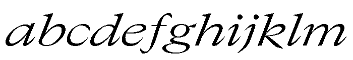 GTCanon LExtendedLightItalic FONT