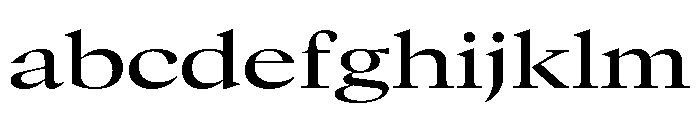 GTCanon LExtendedMedium FONT