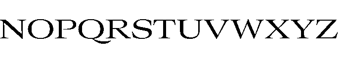 GTCanon LExtendedRegular Font UPPERCASE