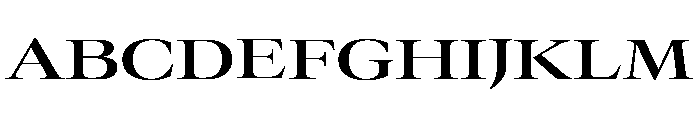 GTCanon LExtendedSemibold Font UPPERCASE
