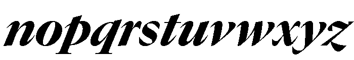 GTCanon LHeavyItalic 2 Font LOWERCASE