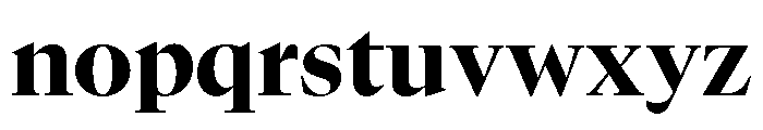 GTCanon LHeavy Font LOWERCASE
