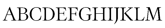 GTCanon LLight Font UPPERCASE