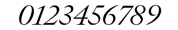 GTCanon LLightItalic 2 Font OTHER CHARS