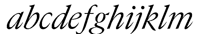 GTCanon LLightItalic FONT