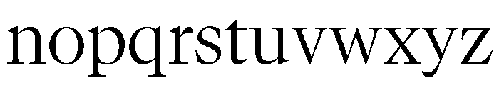 GTCanon LLight Font LOWERCASE