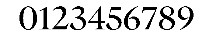 GTCanon LMedium Font OTHER CHARS