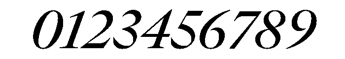 GTCanon LMediumItalic 2 Font OTHER CHARS