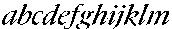 GTCanon LMediumItalic 2 FONT