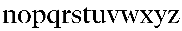 GTCanon LMedium Font LOWERCASE