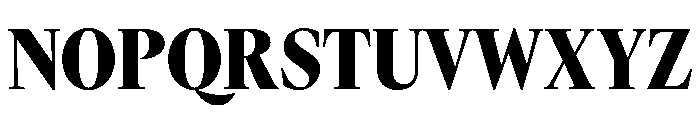 GTCanon LNarrowBlack 2 Font UPPERCASE