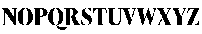 GTCanon LNarrowBlack Font UPPERCASE