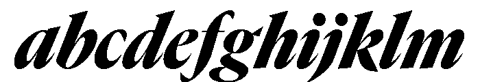 GTCanon LNarrowBlackItalic 2 FONT