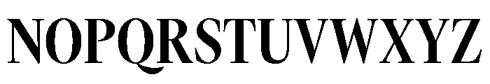 GTCanon LNarrowBold 2 Font UPPERCASE
