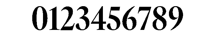 GTCanon LNarrowBold Font OTHER CHARS