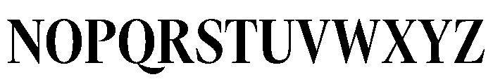 GTCanon LNarrowBold Font UPPERCASE
