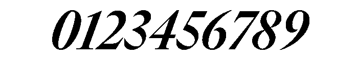 GTCanon LNarrowBoldItalic Font OTHER CHARS