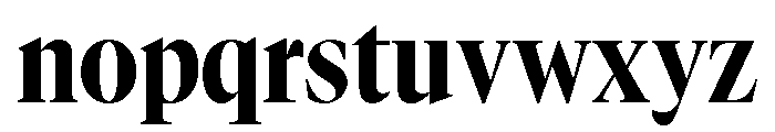 GTCanon LNarrowHeavy 2 Font LOWERCASE
