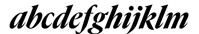 GTCanon LNarrowHeavyItalic FONT