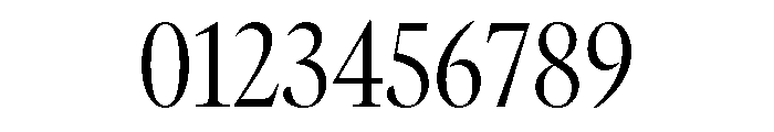 GTCanon LNarrowLight 2 Font OTHER CHARS