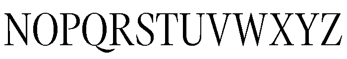 GTCanon LNarrowLight 2 Font UPPERCASE