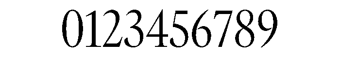 GTCanon LNarrowLight Font OTHER CHARS