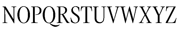 GTCanon LNarrowLight Font UPPERCASE