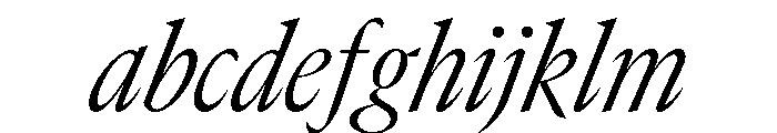 GTCanon LNarrowLightItalic FONT