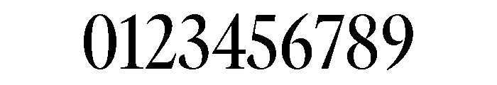 GTCanon LNarrowMedium 2 Font OTHER CHARS