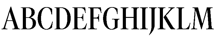 GTCanon LNarrowMedium 2 Font UPPERCASE