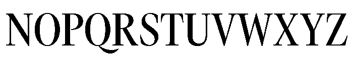 GTCanon LNarrowMedium 2 Font UPPERCASE