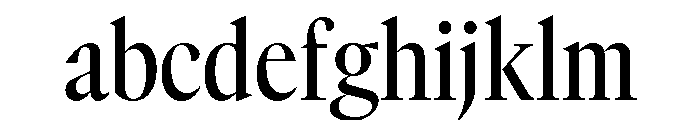GTCanon LNarrowMedium 2 FONT