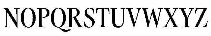GTCanon LNarrowMedium Font UPPERCASE