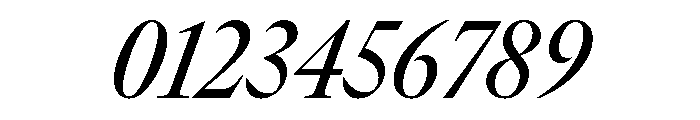 GTCanon LNarrowMediumItalic 2 Font OTHER CHARS