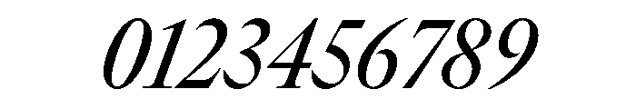 GTCanon LNarrowMediumItalic Font OTHER CHARS