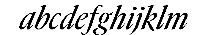 GTCanon LNarrowMediumItalic FONT