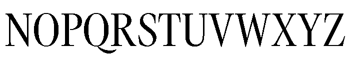GTCanon LNarrowRegular 2 Font UPPERCASE