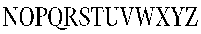 GTCanon LNarrowRegular Font UPPERCASE
