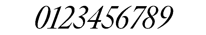 GTCanon LNarrowRegularItalic Font OTHER CHARS