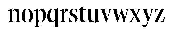 GTCanon LNarrowSemibold 2 Font LOWERCASE