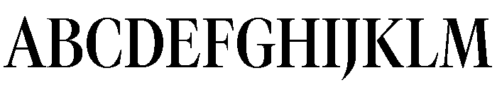 GTCanon LNarrowSemibold Font UPPERCASE
